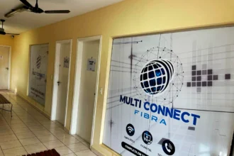 Telefone da Multi Connect Fibra