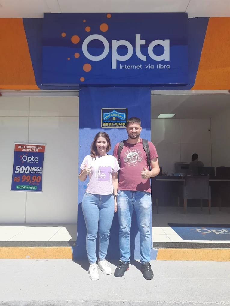 Telefone da Opta Internet Via Fibra