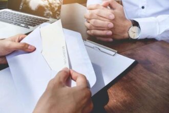 Carta de demissão sem aviso prévio